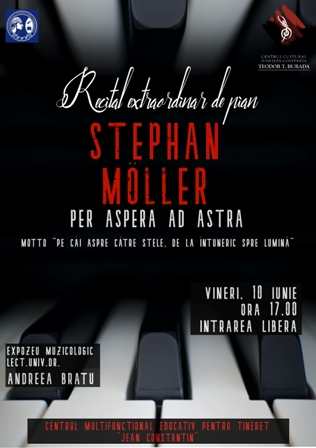 Recital extraordinar sustinut la Constanta, de pianistul german Stephan Möller! Intrarea este gratuita.